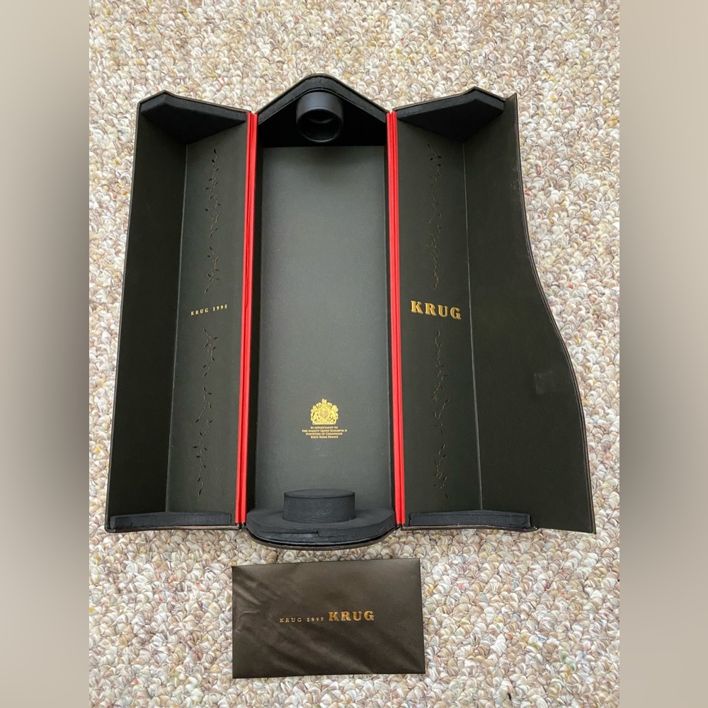 Krug Champagne box Vintage 1995 with card - Picture 4 of 14